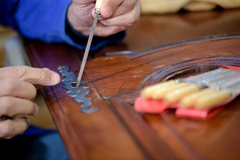 Local Furniture Refinishing pros at work